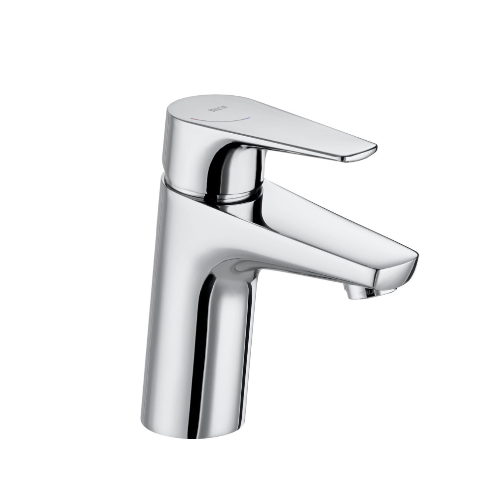 Cut out image of the Roca Atlas Smooth Body Chrome Basin Mixer Tap